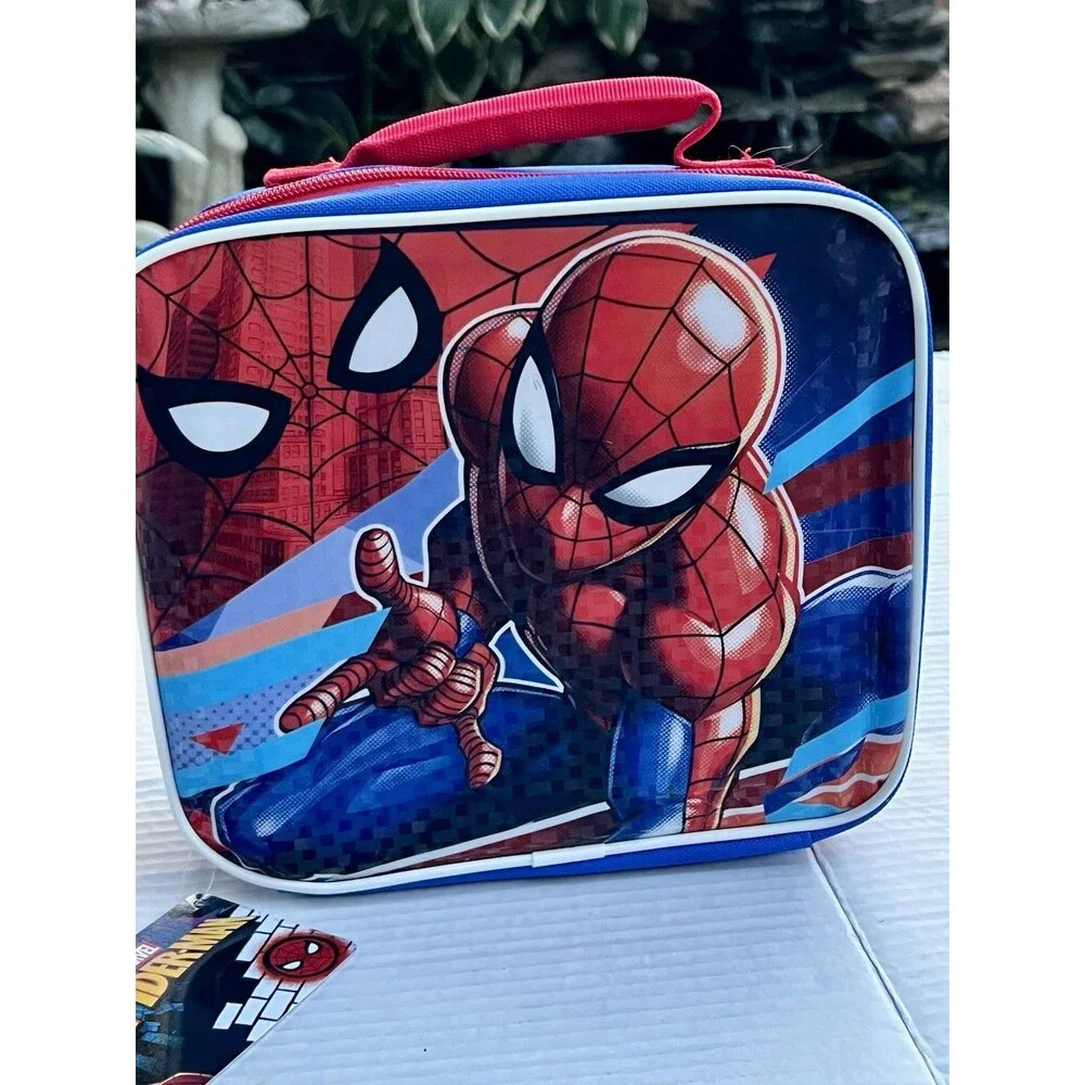 2026 Marvel Spider-Man Insulated Lunch Box Bag Fast Forward New With Tags